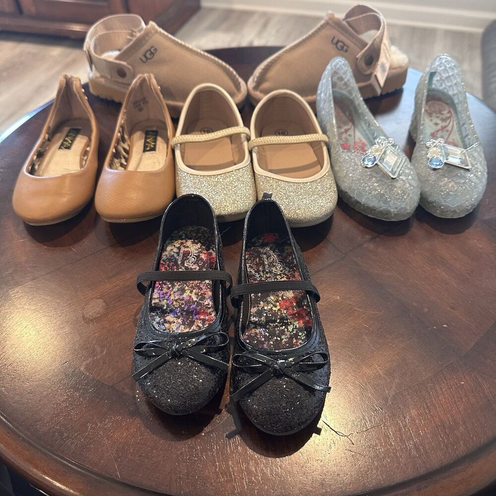 Little Girls LOT OF 5 Shoes  Size 9-10